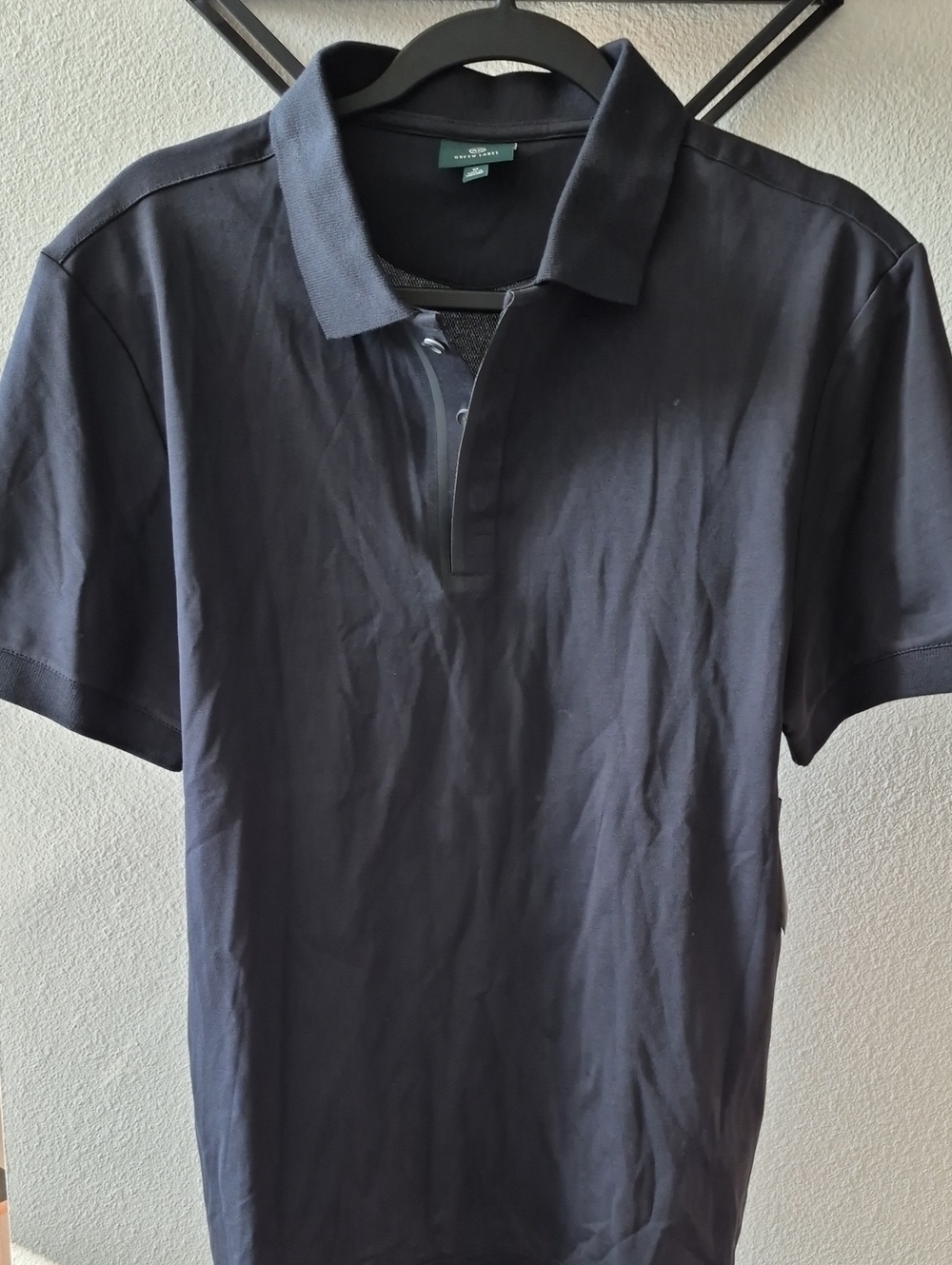 AG Green Label Charcoal Polo Shirt – Minimalist Smart-Casual Essential